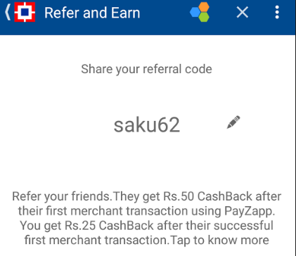 Payzapp referral code store new user offer