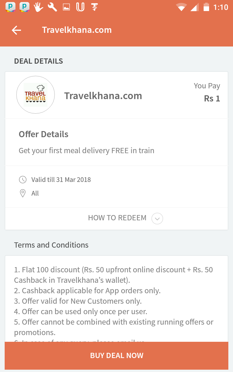 travelkhana new user coupon code