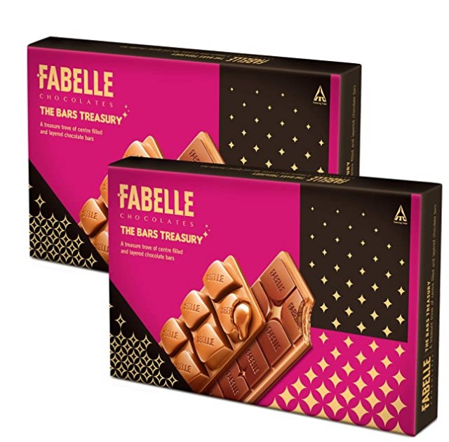 Amazon Buy Fabelle The Bars Treasury Pack Of 2x235g Assorted Chocolate T Pack At Rs350 