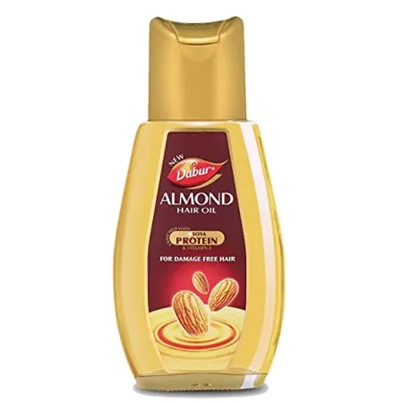 Dabur Almond Hair Oil with Almonds Soya Protein and Vitamin E for Non Sticky Damage free Hair 500ml