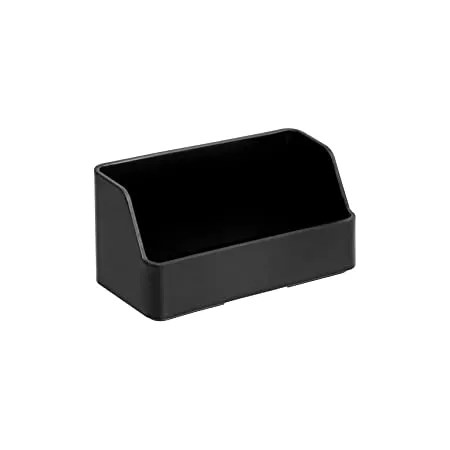 AmazonBasics Plastic Organizer Name Card Holder Black