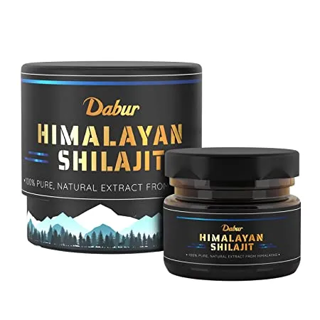 Dabur 100 Pure Himalayan Shilajit Resin 15g Boosts Stamina and Energy Immunity Booster