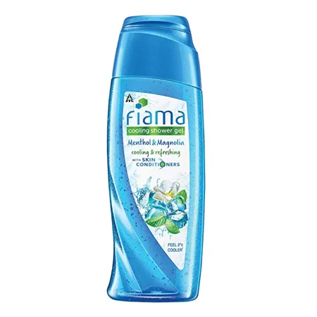 Fiama Cooling Shower Gel Menthol Magnolia Body Wash With Skin Conditioners Menthol For Moisturized Cool Skin 250ml Bottle