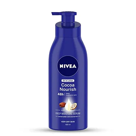 NIVEA Body Lotion for Very Dry Skin Cocoa Nourish with Coconut Oil Cocoa Butter For Men Women 400 ml