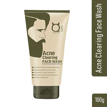 QRAA Men Intense Acne Clearing Face Wash Cleanser 100 g