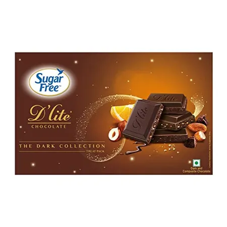 Sugar Free D lite The Dark Collection Assorted Chocolate Gift Pack 120 g