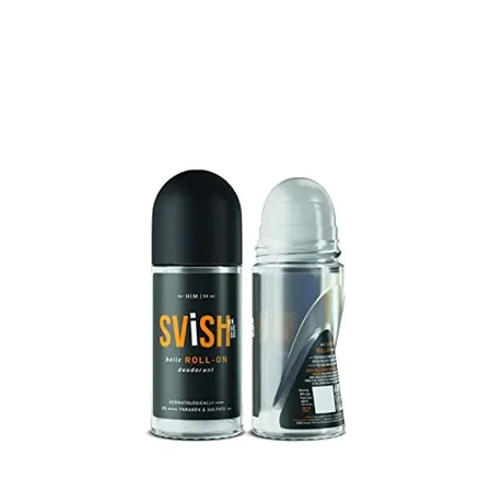 SVISH ON THE GO Ballz Intimate Anti Chafing Roll On For Men With Cedarwood Oil Neem Tumeric Avoids Chafing Blisters Rashes Helps Healing of Skin Rub Itchy Sore Skin 0 Alcohol Paraben Sulphate Free Pack of 1x50ml