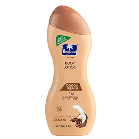 Parachute Advansed Cocoa Repair Body Lotion for Women Men Very Dry Skin 250ml Pure Coconut Milk Cocoa 100 Natural 72h Moisturisation