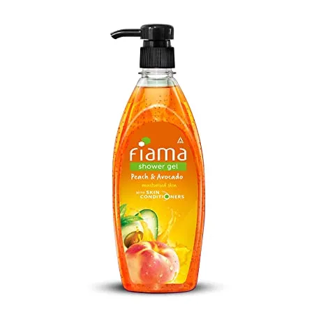 Fiama Shower Gel Peach Avocado Body Wash With Skin Conditioners For Soft Moisturised Skin 500ml Pump