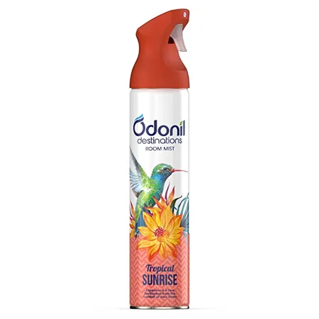 Odonil Destinations Room Air Freshener Spray 240ml Tropical Sunrise Long Lasting Fragrance