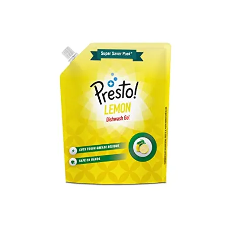 Amazon Brand Presto Dishwash Refill Gel Lemon 2L 