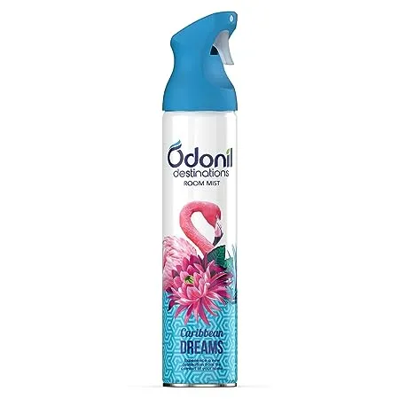 Odonil Destinations Room Air Freshener Spray 240ml Carribean Dreams Long Lasting Fragrance