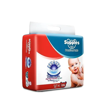 Supples Premium Diapers XX Large XXL 42 Count 15 25 Kg 12 hrs Absorption Diaper Pants