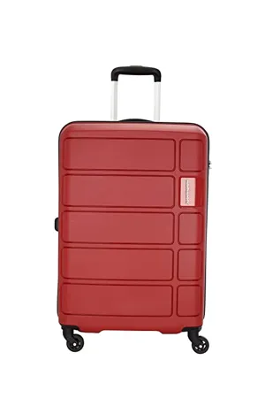kamiliant by American TouristerHarrier Spinner Polypropylene PP 56 Cm Small Crimson Red Cabin Hard Luggage
