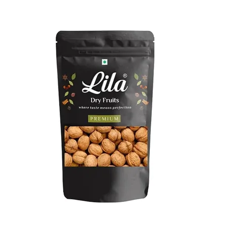 LILA DRY FRUITS 100 Natural Raw Walnut Inshells 1000g 1kgs Value Pack Premium Sabut Akrot High in Protein Iron Low Calorie Nut Dry Fruit