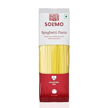 Amazon Brand Solimo Durum Wheat Spaghetti Pasta Pouch 500 grams