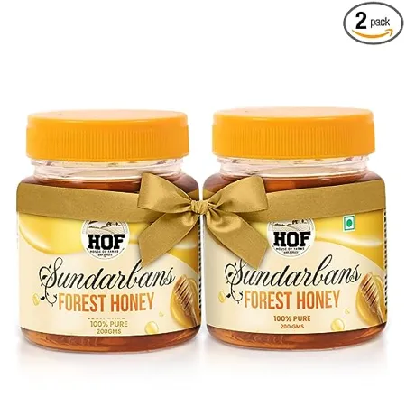 Bevzilla House Of Farms Sundarbans Wild Forest Honey 400gm 200 Gram X 2 100 Pure Honey No Sugar Adulteration Natural Immunity Booster Raw Unprocessed Naturally Rich In Antioxidants