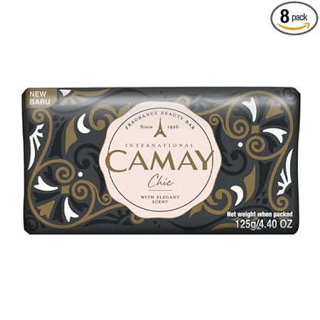 Camay Chic International Beauty Bath Bar Beauty Bathing Soap French Fragrance For All Skin Types 125g PO8