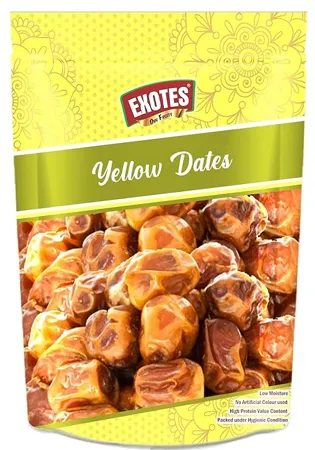 Exotes Premium Dry Fruits Yellow Dates Peela Khajoor 250 g