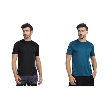 FTX Men s Dri Fit Round Neck T Shirt Black 723 2 Men s Dri Fit Round Neck T Shirt Airforce Blue 723 5 Combo