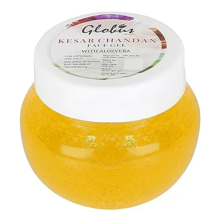 Globus Naturals Kesar Chandan Face Gel with Aloe vera 100gms