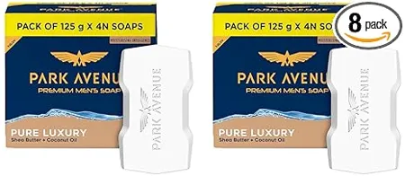 Park Avenue Pure Luxury Soap Pack of 8 500gm