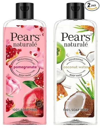 Pears Naturale Nourishing Coconut Water Bodywash 250 Ml Naturale Brightening Pomegranate Bodywash 250 Ml