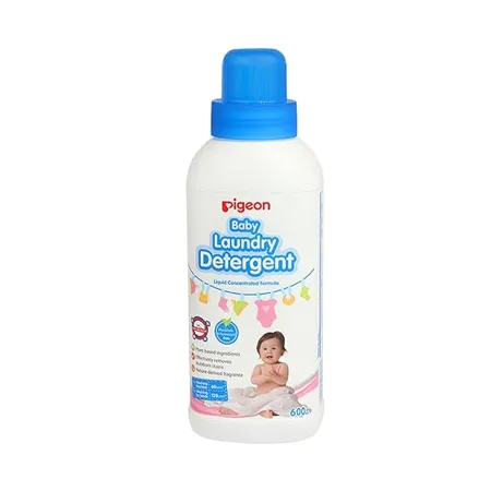 Pigeon Baby Liquid Laundry Detergent With Plant Extracts Anti Bacterial Alcohol Free 600 ml Bottle