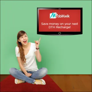 Mobikwik Rs 50 cashback on RS 199 DTH Recharge