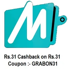 Mobikwik promo code GRABON31