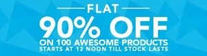 jabong 90% off