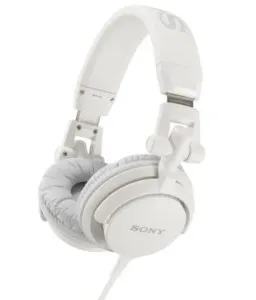 Sony MDR V55 Over Ear Headphones (White)