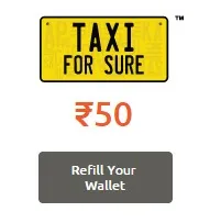 Taxiforsure Free Rs 50 Recharge50