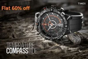 Amazon- Buy Timex Watches at flat 60% off