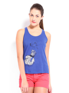 Kook N Keech Women Blue Printed Top