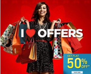 Myntra 50% off