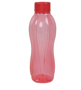 Tupperware Round Water Bottle Red - 1 Litre