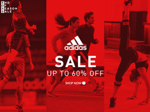 adidas 60% off myntra