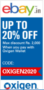 ebay oxigen wallet 20% off