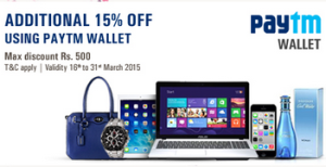 ebay paytm 15% cashback