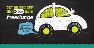 freecharge ola 250 off