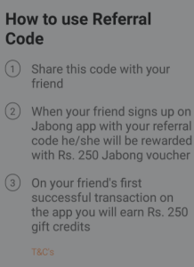 jabong invite and earn Rs 250 off on rs 700