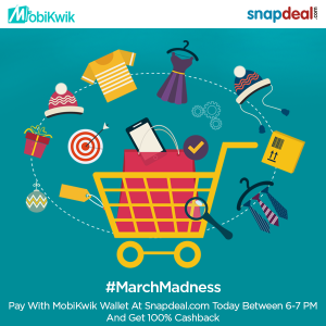  mobikwik snapdeal 100 cashback