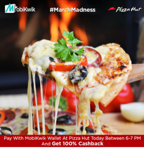 pizzahut mobikwik 100 cashback