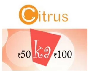 citrus cash 50 ka 100 shopclues