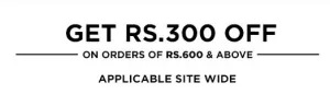  pepperfry Rs 300 discount on Rs 600