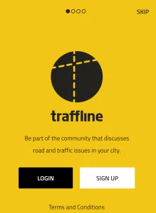 traffline app sign up