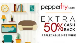 pepperfry 50% cashback payumoney