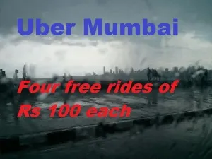 uber mumbai four free rides