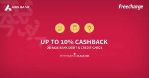 Axis bank Freecharge Offer